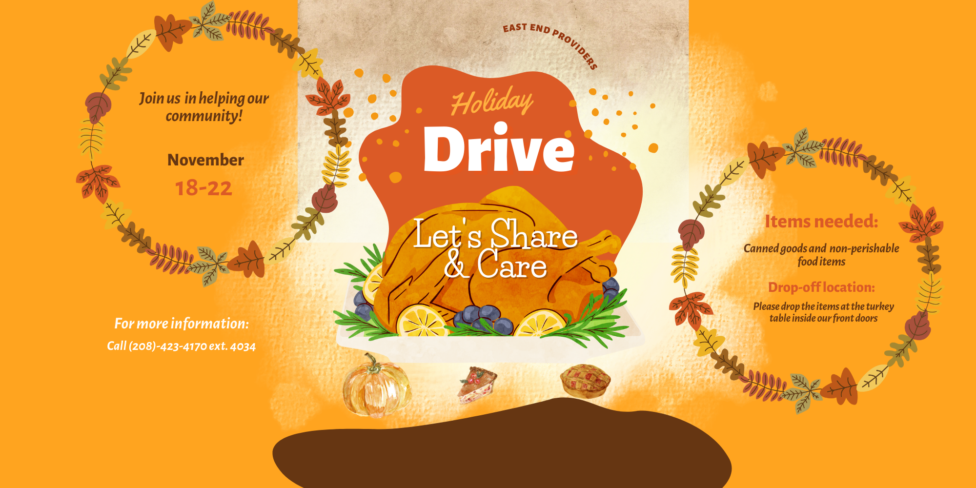 Holiday food drive kimberly school district